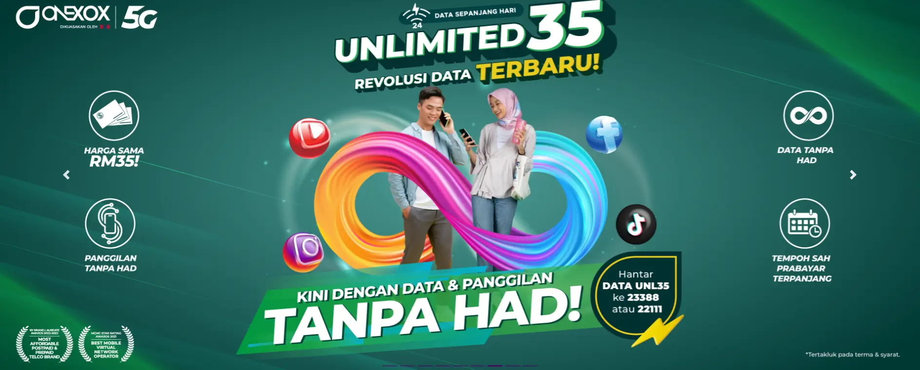unlimited data hotspot prepaid UNL35