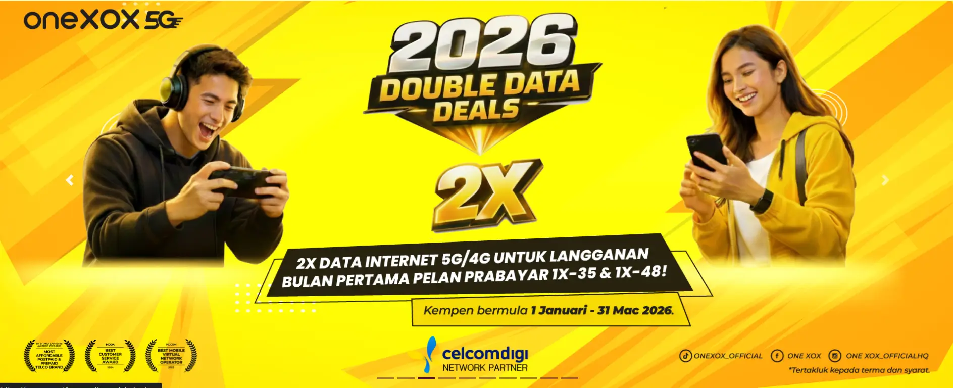 ONEXOX 2026 Double Data