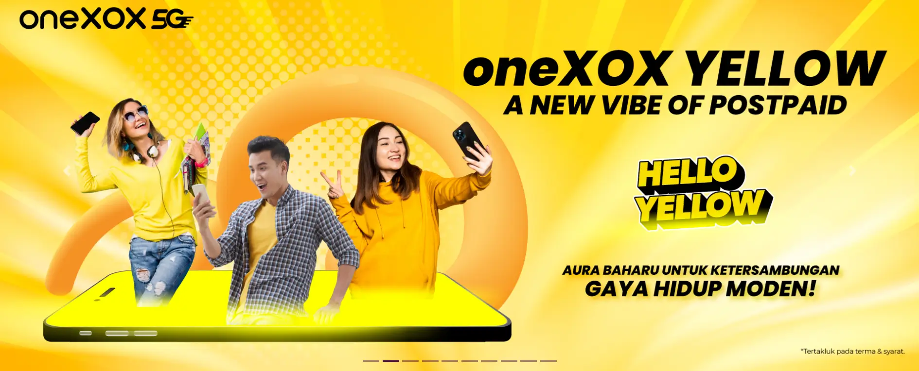 XOX YELLOW POSTPAID